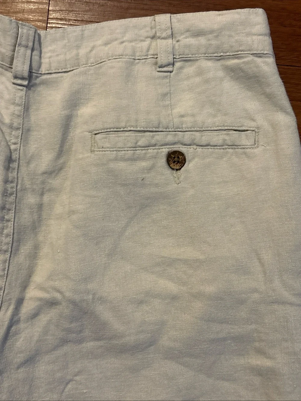 Jos. A. Bank Men's Size 38 Beige Beach Vacation 100% Linen Pants